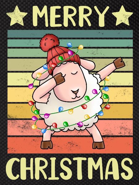 Merry Christmas Sheep