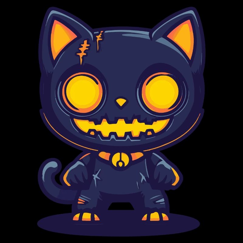 Cat Halloween Funny
