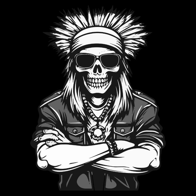 Crâne Apache Indien
