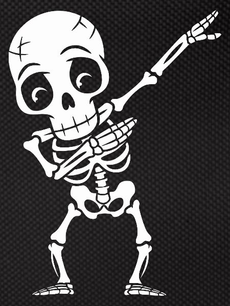 Dabbing Skeleton