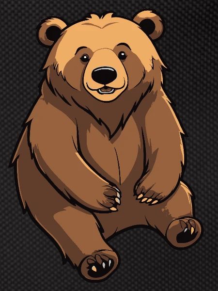 Ours mignon - Conception d’animaux