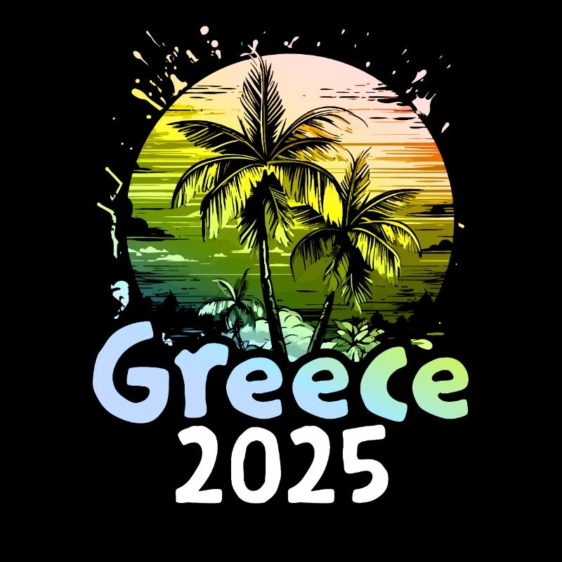 Greece 2025 Holiday Palm Trees