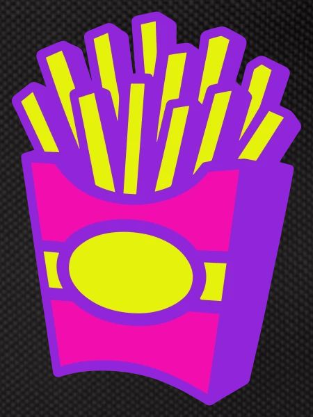 French Fries Pop Art