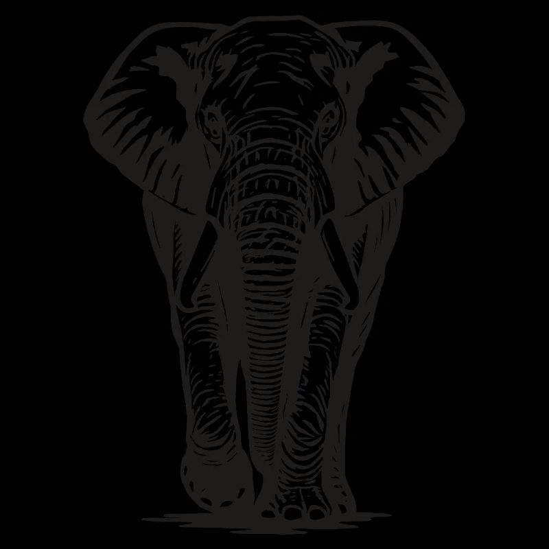 Elefant - Großwild, Stoßzahn, Elfenbein