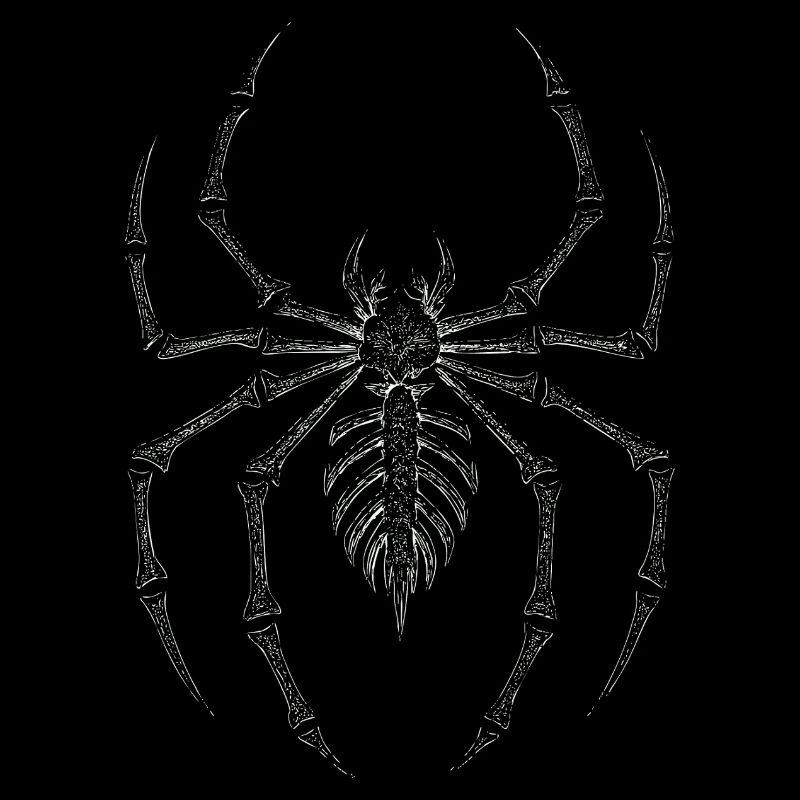 Gothic Skeleton Spider 90's