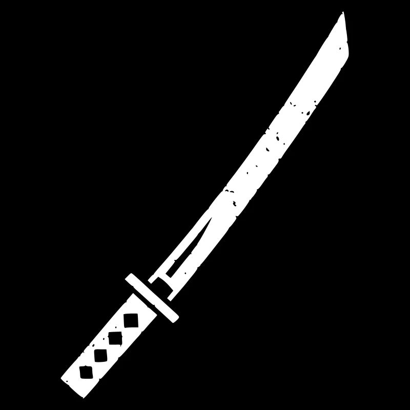Vecteur d’arme samouraï Katana Épée