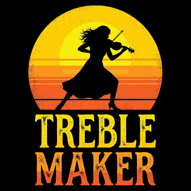 Treble Maker Pun Musician Violonist