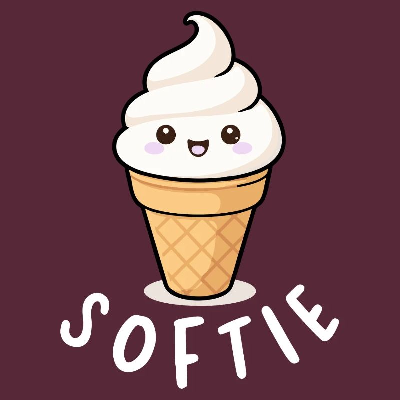 Softie Softeis Liebe Minimal Statement