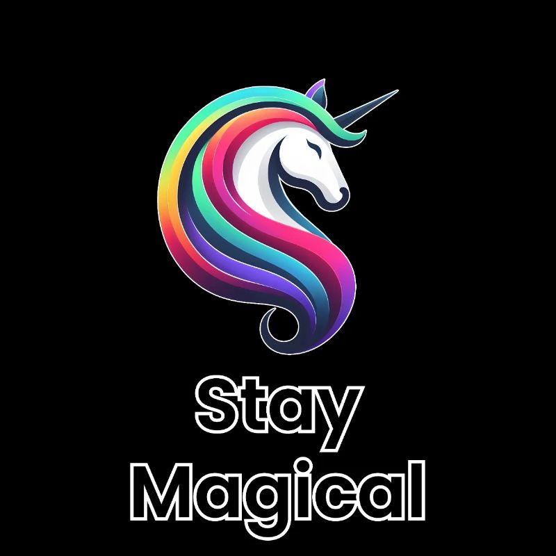 Einhorn Regenbogen – Stay Magical