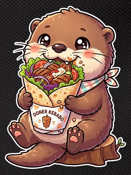 Kawaii Döner Otter