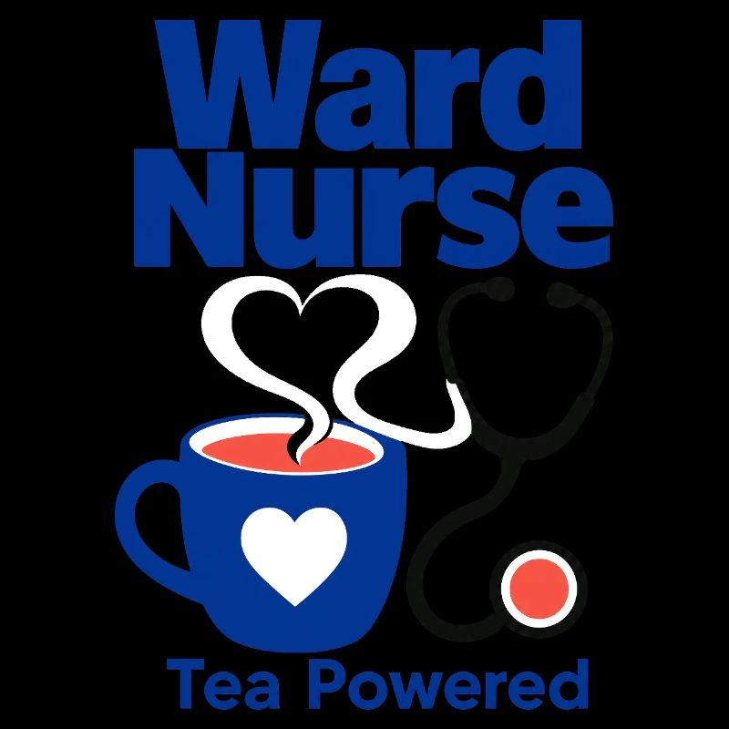 Ward Nurse Tea Powered Funny Nurse Gift