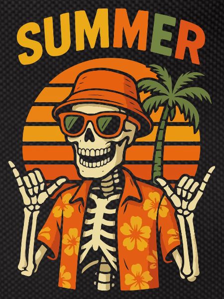 Sun Tiki Skeleton Summer