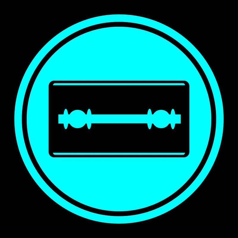 Razor Blade Icon Circle
