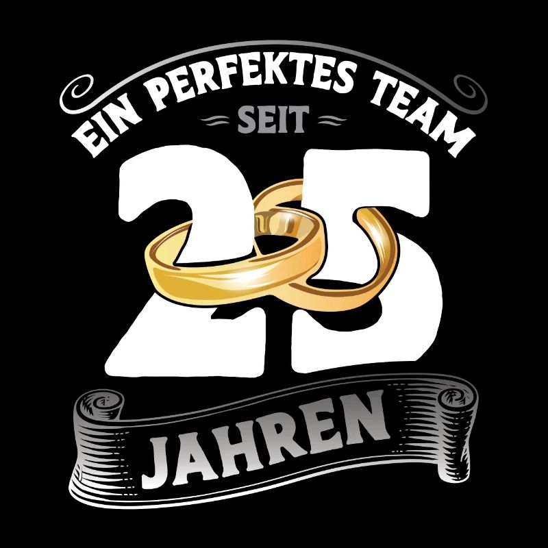 Traumpaar seit 25 Jahren Silberhochzeit Geschenk