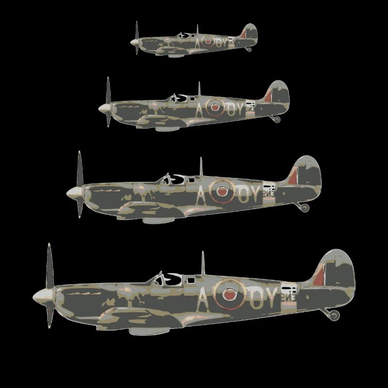 Spitfire Jagdflieger - Retro Geschenk Pilot