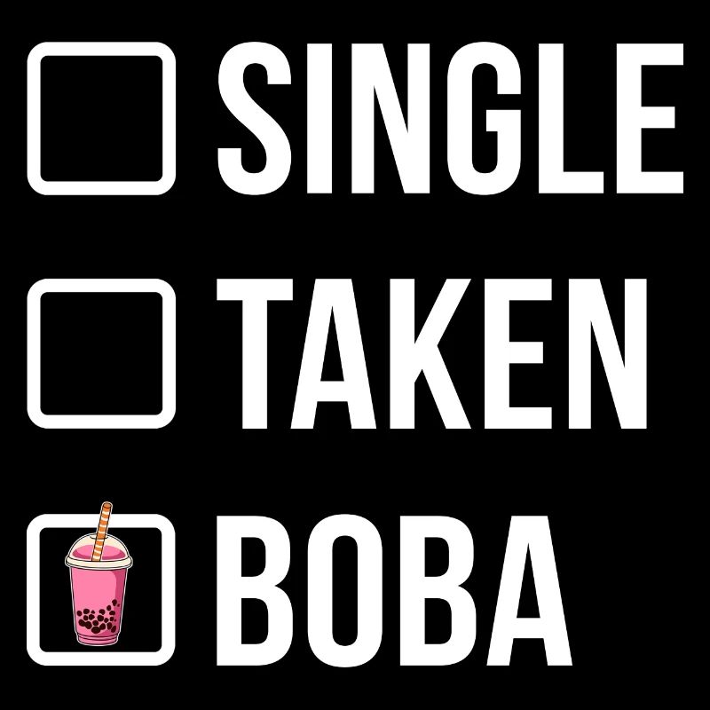 Single Taken Boba Tea Drinking Tea Lover Tea Brewi