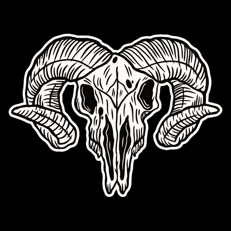 Schädel Skelett Skull Horror Halloween Geschenk