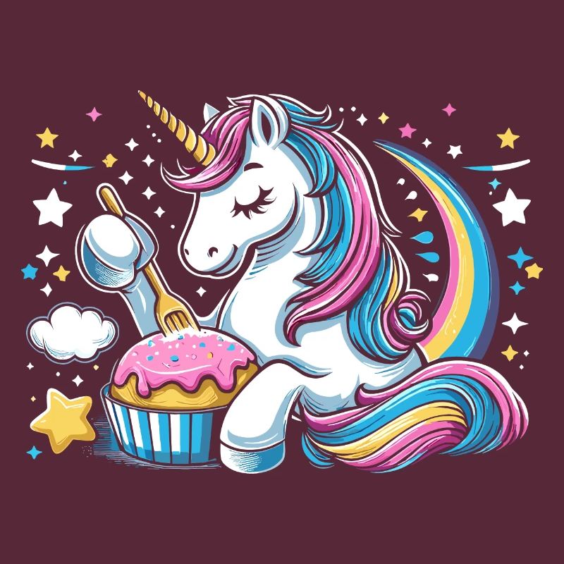 Unicorn Cupcake Heart Baker Baking Bake Cupcakes