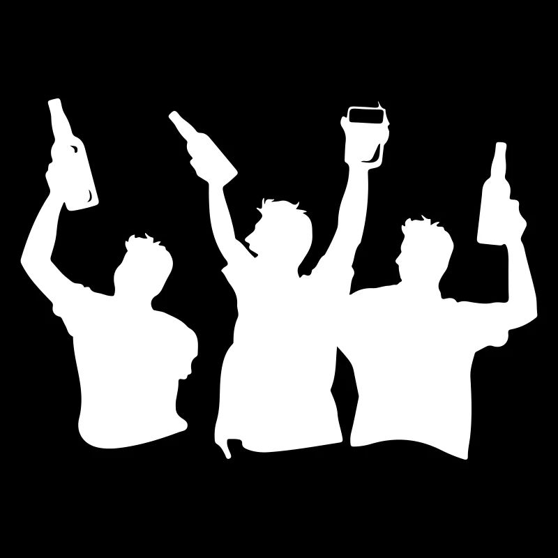 Bachelor Party Team Celebrating Bachelor Party