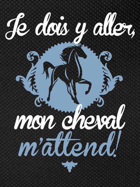 Mon cheval m'attend