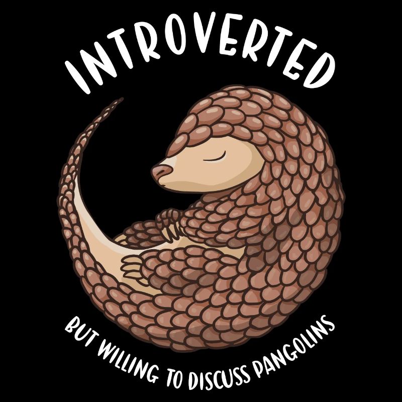 Introverti mais prêt à discuter des pangolins