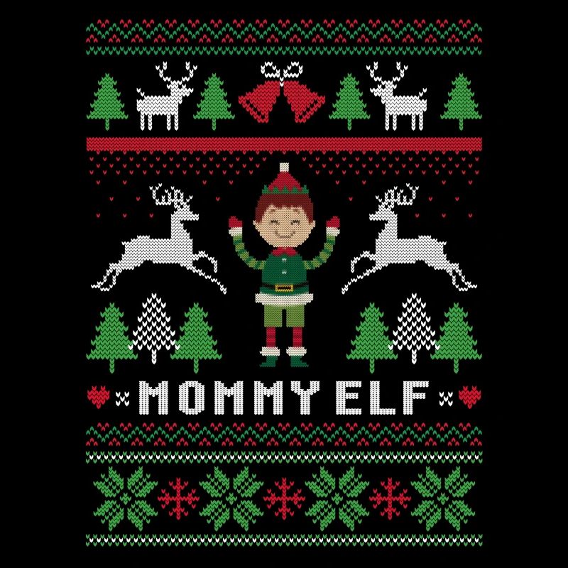 Maman Elfe Moche Noël