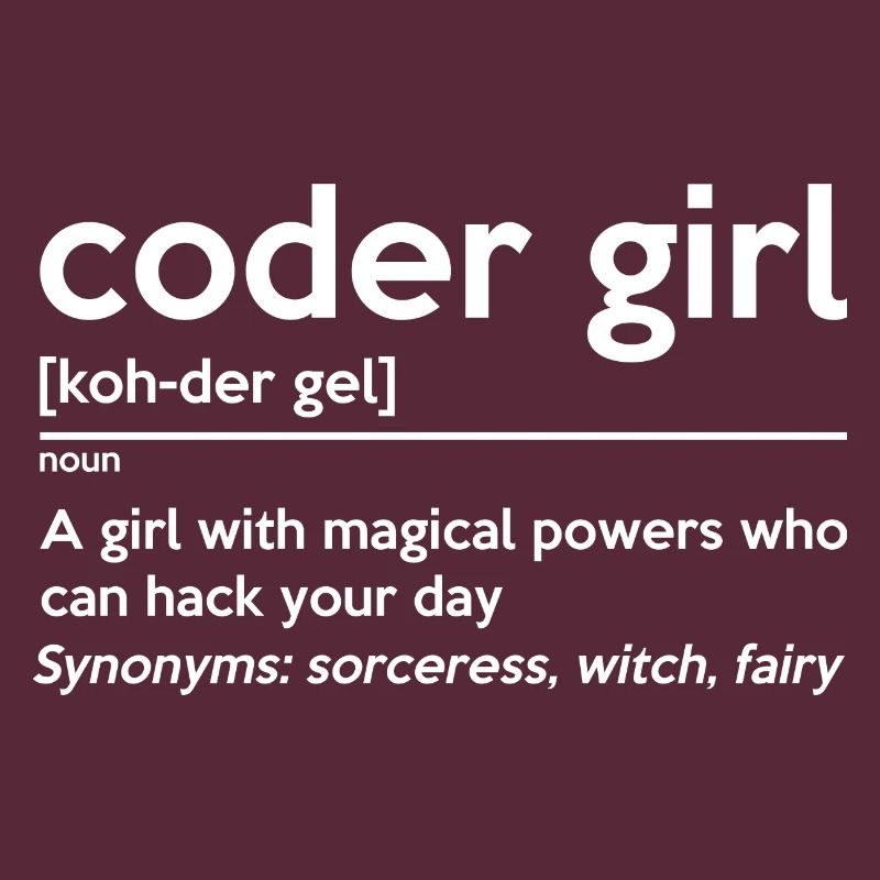 Coding Girl Definition Noun Software Developer Pro