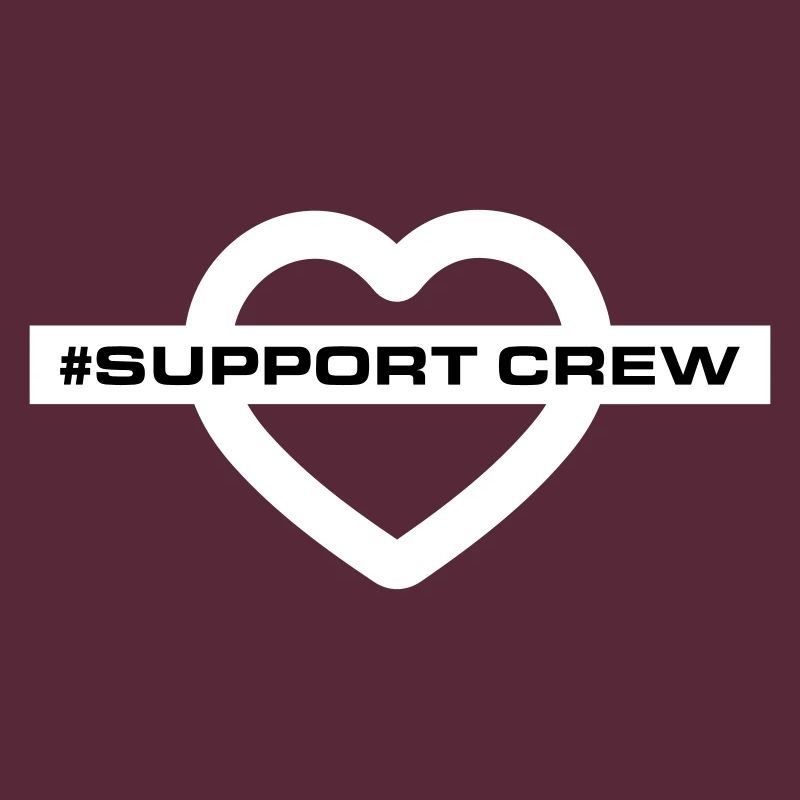 Support Crew Heart Love