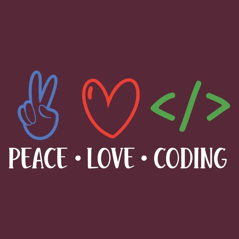 Peace Love Coding Coder Software Developer Program