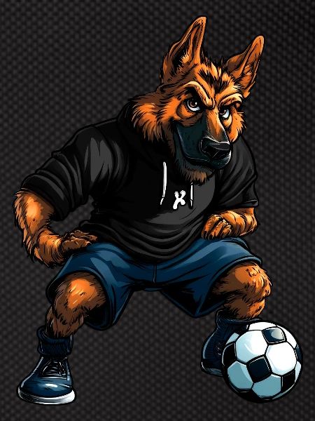 German Shepherd Football