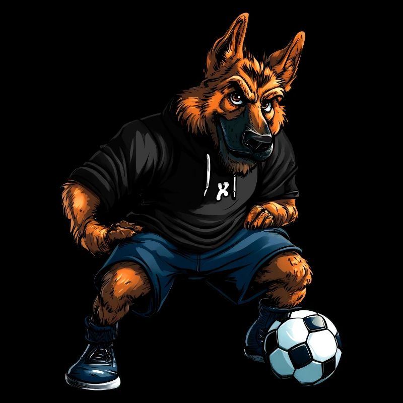 German Shepherd Football