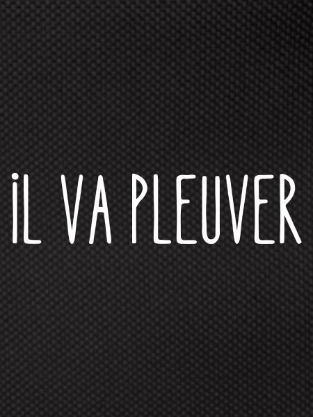 il va pleuver