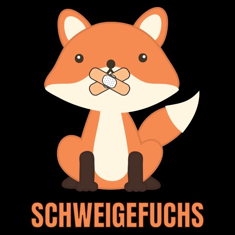 Süßer Schweigefuchs Leisefuchs Lehrerin Schule
