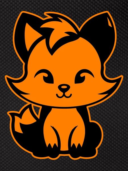 Renard mignon mignon bébé