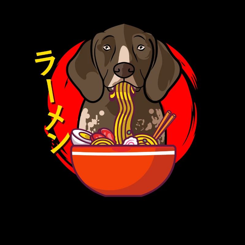 Kawaii Anime Allemand Pointer Ramen Nood