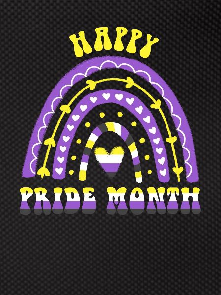 Happy Pride Month Nonbinary Regenbogen