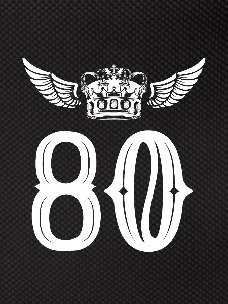 80 Number crown
