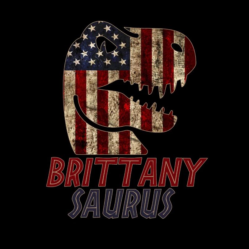 Patriotic Brittany Dinosaur Brittanysaurus