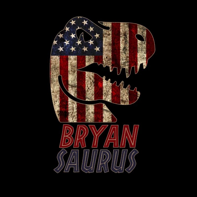 Patriotic Bryan Dinosaur Bryansaurus