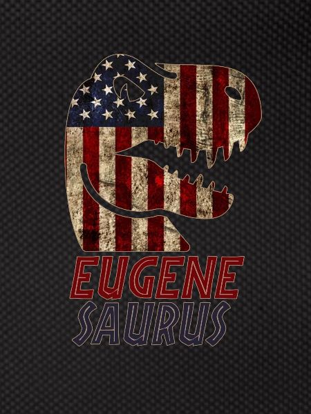 Patriotic Eugene Dinosaur Eugenesaurus