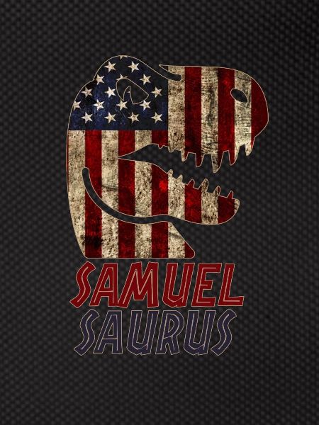 Patriotic Samuel Dinosaur Samuelsaurus