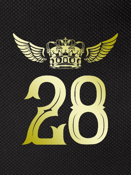 28 Zahl Krone