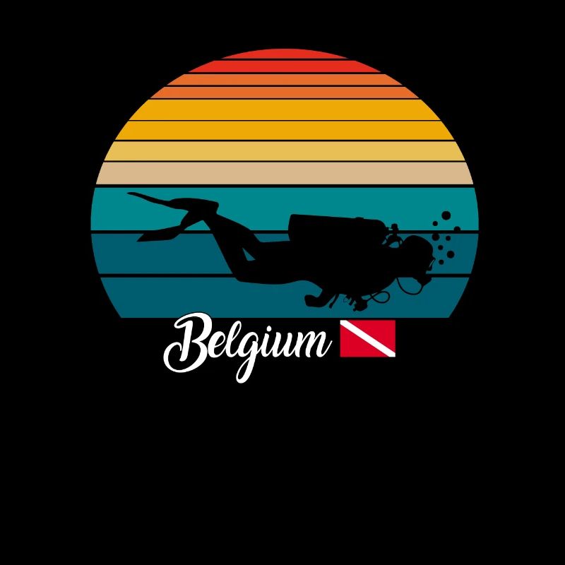 Belgium Scuba Diving Gift