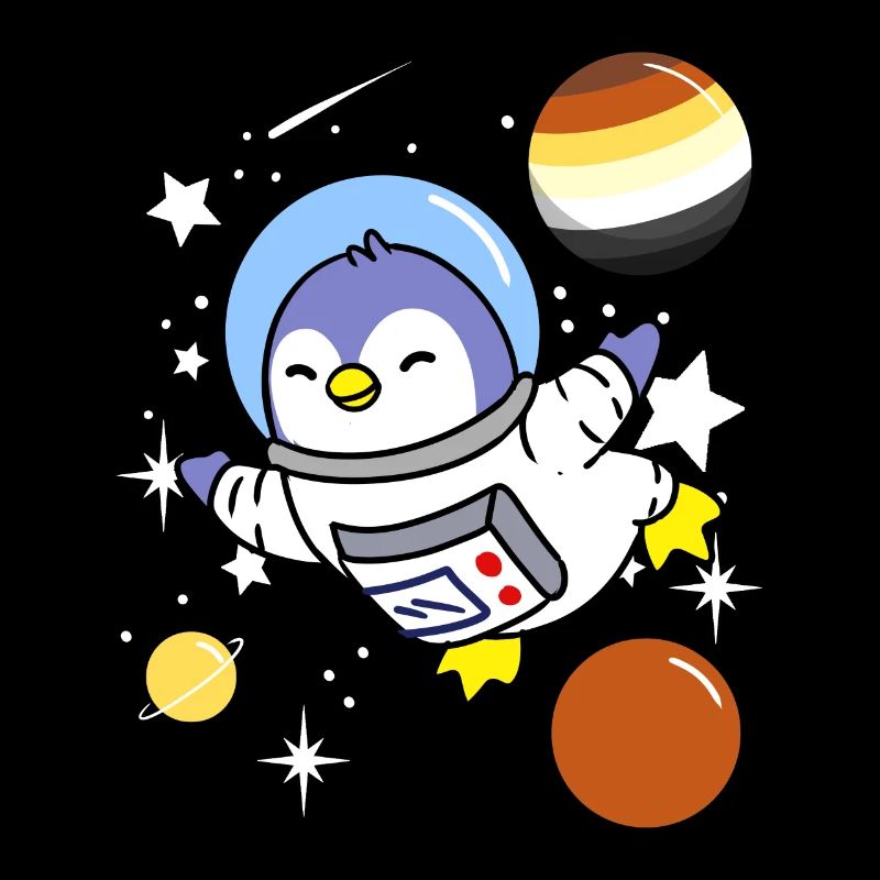 Penguin Astronaut Gay Bear Pride