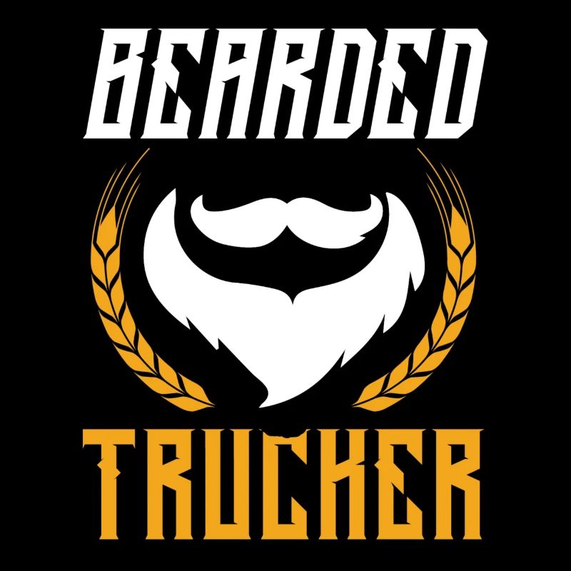 Dicton de barbe complète de camionneur