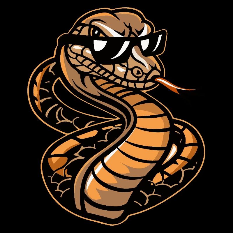 Serpent Cobra Bande dessinée cool