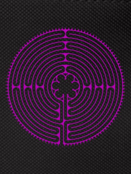 Labyrinth of Chartres purple