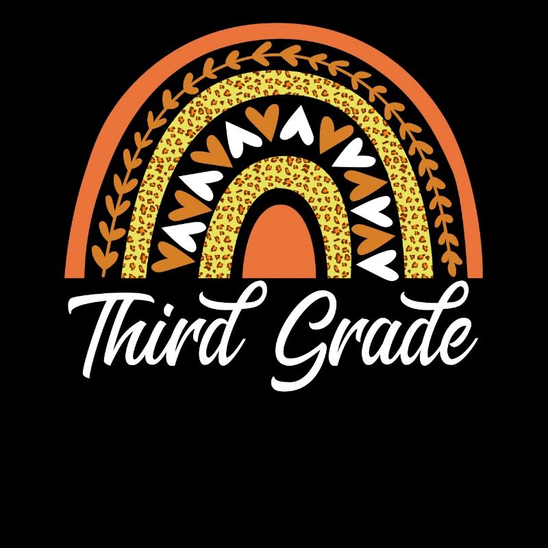 Leopard Rainbow Design Third Class For
