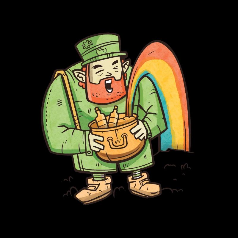 Conception de bière gobelin pour l’Irlande St. Patrick’s