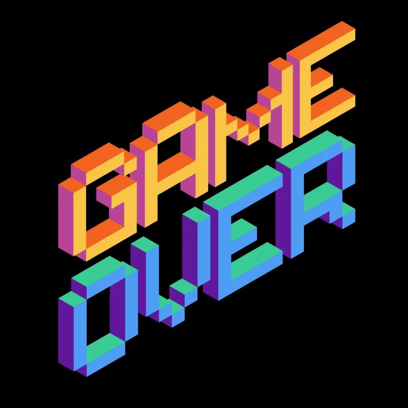 Gamer Game Over Pc Game Cadeau de jeu informatique